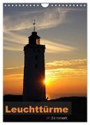 Leuchttürme in Dänemark (Wandkalender 2024 DIN A4 hoch), CALVENDO Monatskalender
