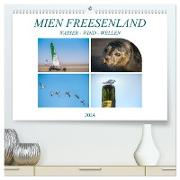 MIEN FREESENLAND - Wasser, Wind, Wellen (hochwertiger Premium Wandkalender 2024 DIN A2 quer), Kunstdruck in Hochglanz