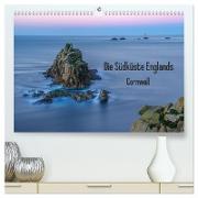 Die Südküste Englands - Cornwall (hochwertiger Premium Wandkalender 2024 DIN A2 quer), Kunstdruck in Hochglanz