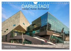 Darmstadt ¿ Gärten, Kunst, Architektur (Wandkalender 2024 DIN A4 quer), CALVENDO Monatskalender