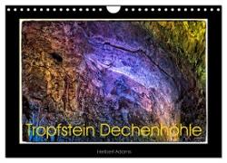 Tropfstein Dechenhöhle (Wandkalender 2024 DIN A4 quer), CALVENDO Monatskalender
