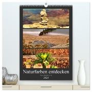 Naturfarben entdecken (hochwertiger Premium Wandkalender 2024 DIN A2 hoch), Kunstdruck in Hochglanz