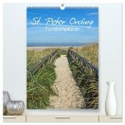 St. Peter Ording Familienplaner (hochwertiger Premium Wandkalender 2024 DIN A2 hoch), Kunstdruck in Hochglanz