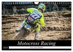 Motocross Racing 2024 (Wandkalender 2024 DIN A4 quer), CALVENDO Monatskalender