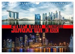 Singapur, Metropole in Asien (Wandkalender 2024 DIN A4 quer), CALVENDO Monatskalender