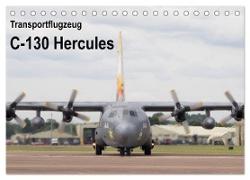 Transportflugzeug C-130 Hercules (Tischkalender 2024 DIN A5 quer), CALVENDO Monatskalender