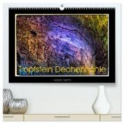 Tropfstein Dechenhöhle (hochwertiger Premium Wandkalender 2024 DIN A2 quer), Kunstdruck in Hochglanz