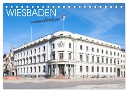 Wiesbaden wunderbar (Tischkalender 2024 DIN A5 quer), CALVENDO Monatskalender