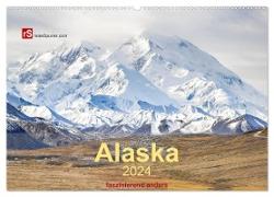 Alaska 2024 - faszinierend anders (Wandkalender 2024 DIN A2 quer), CALVENDO Monatskalender