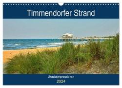 Timmendorfer Strand - Urlaubsimpressionen (Wandkalender 2024 DIN A3 quer), CALVENDO Monatskalender
