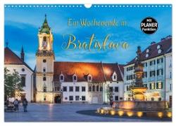 Ein Wochenende in Bratislava (Wandkalender 2024 DIN A3 quer), CALVENDO Monatskalender