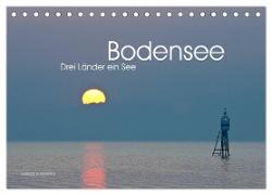 Drei Länder ein See - Bodensee (Tischkalender 2024 DIN A5 quer), CALVENDO Monatskalender