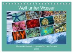 Kleine Kunstwerke in den Weiten der Ozeane (Tischkalender 2024 DIN A5 quer), CALVENDO Monatskalender