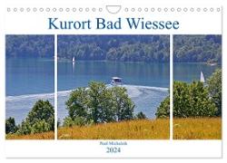 Kurort Bad Wiessee (Wandkalender 2024 DIN A4 quer), CALVENDO Monatskalender