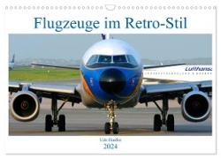 Flugzeuge im Retro-Stil (Wandkalender 2024 DIN A3 quer), CALVENDO Monatskalender