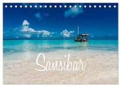 Inselparadies Sansibar (Tischkalender 2024 DIN A5 quer), CALVENDO Monatskalender