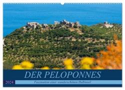 DER PELOPONNES (Wandkalender 2024 DIN A2 quer), CALVENDO Monatskalender