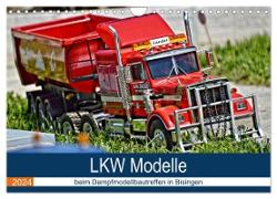 LKW Modelle beim Dampfmodellbautreffen in Bisingen (Wandkalender 2024 DIN A4 quer), CALVENDO Monatskalender