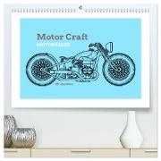 Motor Craft Motorräder (hochwertiger Premium Wandkalender 2024 DIN A2 quer), Kunstdruck in Hochglanz
