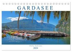 Gardasee - Perle Italiens 2024 (Tischkalender 2024 DIN A5 quer), CALVENDO Monatskalender