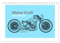 Motor Craft Motorräder (Tischkalender 2024 DIN A5 quer), CALVENDO Monatskalender