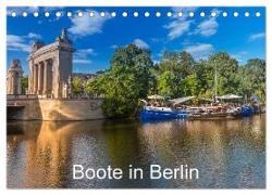 Boote in Berlin (Tischkalender 2024 DIN A5 quer), CALVENDO Monatskalender