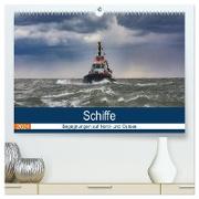 Schiffe - Begegnungen auf Nord- und Ostsee (hochwertiger Premium Wandkalender 2024 DIN A2 quer), Kunstdruck in Hochglanz