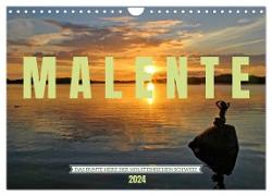 Malente - Das bunte Herz der Holsteinischen Schweiz (Wandkalender 2024 DIN A4 quer), CALVENDO Monatskalender