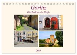 Görlitz - Die Stadt an der Neiße (Tischkalender 2024 DIN A5 quer), CALVENDO Monatskalender
