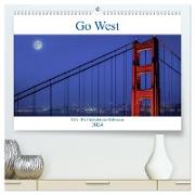 Go West. USA - Die Highlights des Südwesten (hochwertiger Premium Wandkalender 2024 DIN A2 quer), Kunstdruck in Hochglanz