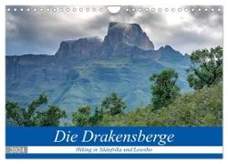 Die Drakensberge - Hiking in Südafrika und Lesotho (Wandkalender 2024 DIN A4 quer), CALVENDO Monatskalender