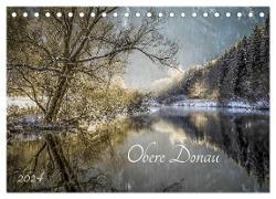 Obere Donau (Tischkalender 2024 DIN A5 quer), CALVENDO Monatskalender