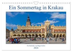 Ein Sommertag in Krakau (Wandkalender 2024 DIN A4 quer), CALVENDO Monatskalender