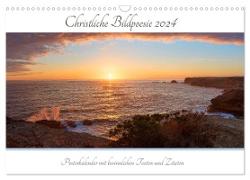 Christliche Bildpoesie 2024 (Wandkalender 2024 DIN A3 quer), CALVENDO Monatskalender