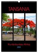 TANSANIA - Kunterbuntes Afrika (Wandkalender 2024 DIN A3 hoch), CALVENDO Monatskalender