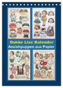 Dukke Lise Kalender - Anziehpuppen aus Papier (Tischkalender 2024 DIN A5 hoch), CALVENDO Monatskalender