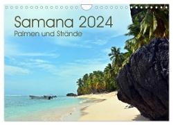 Samana - Palmen und Strände (Wandkalender 2024 DIN A4 quer), CALVENDO Monatskalender