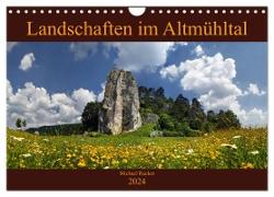 Landschaften im Altmühltal (Wandkalender 2024 DIN A4 quer), CALVENDO Monatskalender