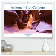 Arizona - Slot Canyons (hochwertiger Premium Wandkalender 2024 DIN A2 quer), Kunstdruck in Hochglanz