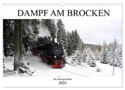 Dampf am Brocken - Die Harzquerbahn (Wandkalender 2024 DIN A3 quer), CALVENDO Monatskalender