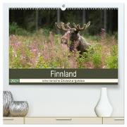 Finnland: eine tierische Entdeckungsreise (hochwertiger Premium Wandkalender 2024 DIN A2 quer), Kunstdruck in Hochglanz