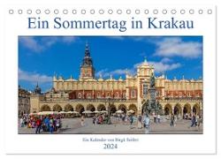 Ein Sommertag in Krakau (Tischkalender 2024 DIN A5 quer), CALVENDO Monatskalender