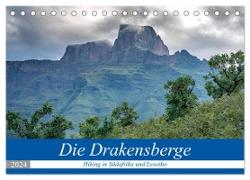 Die Drakensberge - Hiking in Südafrika und Lesotho (Tischkalender 2024 DIN A5 quer), CALVENDO Monatskalender