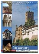 Die Wartburg - Weltkulturerbe in Thüringen (Tischkalender 2024 DIN A5 hoch), CALVENDO Monatskalender