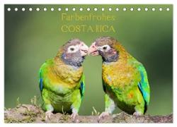 Farbenfrohes Costa Rica (Tischkalender 2024 DIN A5 quer), CALVENDO Monatskalender