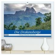 Die Drakensberge - Hiking in Südafrika und Lesotho (hochwertiger Premium Wandkalender 2024 DIN A2 quer), Kunstdruck in Hochglanz