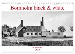 Bornholm black & white (Wandkalender 2024 DIN A4 quer), CALVENDO Monatskalender