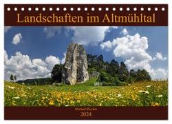 Landschaften im Altmühltal (Tischkalender 2024 DIN A5 quer), CALVENDO Monatskalender