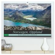 Norwegen, Oppland (hochwertiger Premium Wandkalender 2024 DIN A2 quer), Kunstdruck in Hochglanz