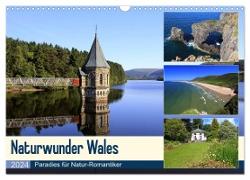 Naturwunder Wales (Wandkalender 2024 DIN A3 quer), CALVENDO Monatskalender